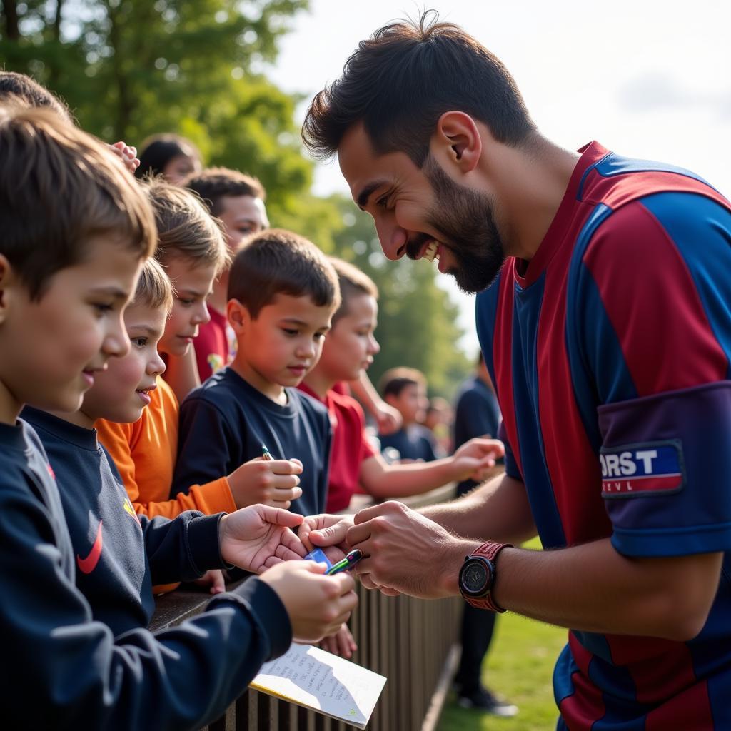 Yamal Inspiring Young Football Fans