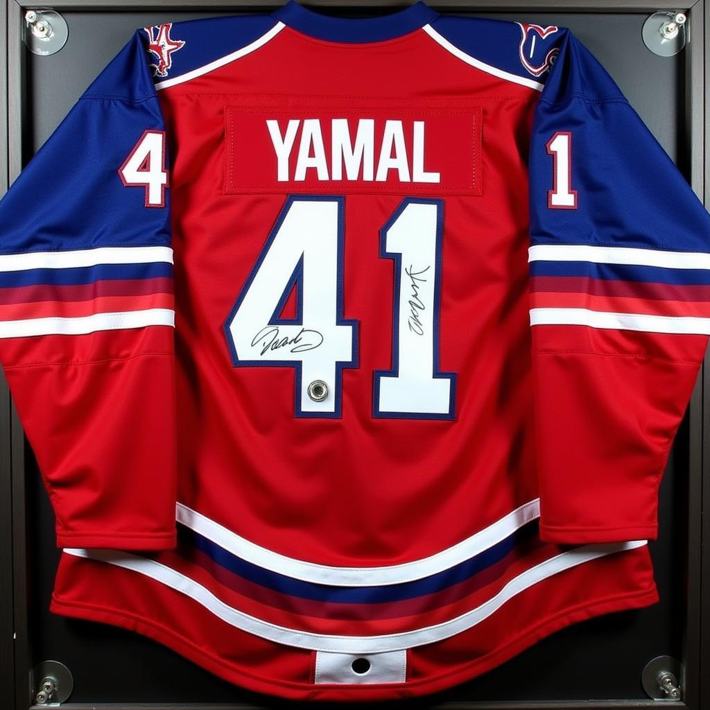 Yamal Signed Jersey