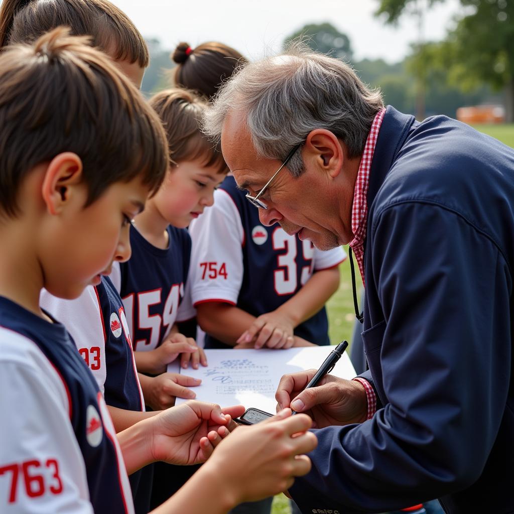 Yamal Signing Autographs for Young Fans