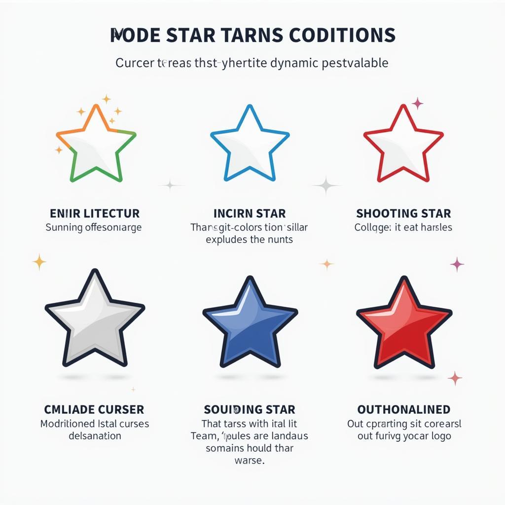 Various Yamal Star Cursor Options