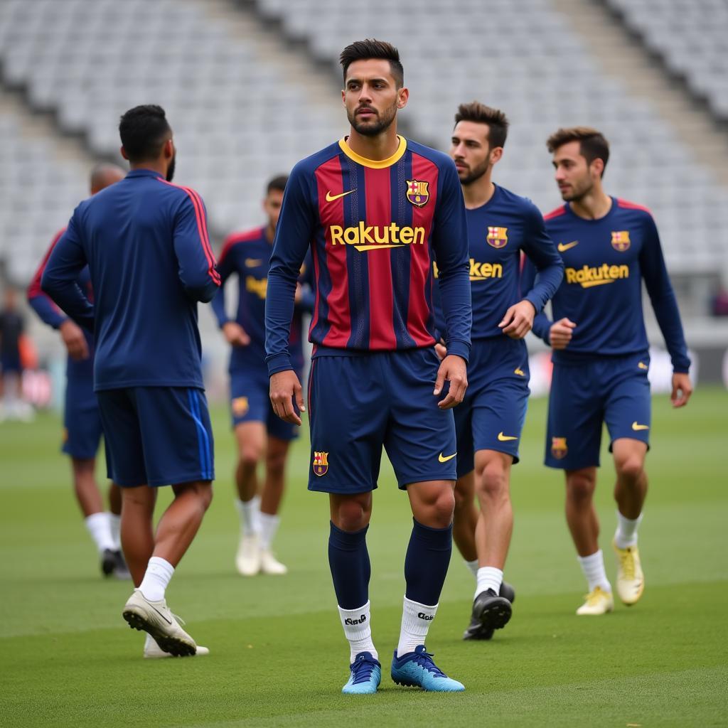 Lamine Yamal Training at Barcelona