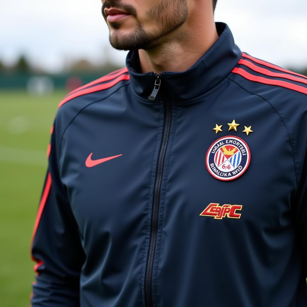 Yamal Wearing Versa Patch During Training