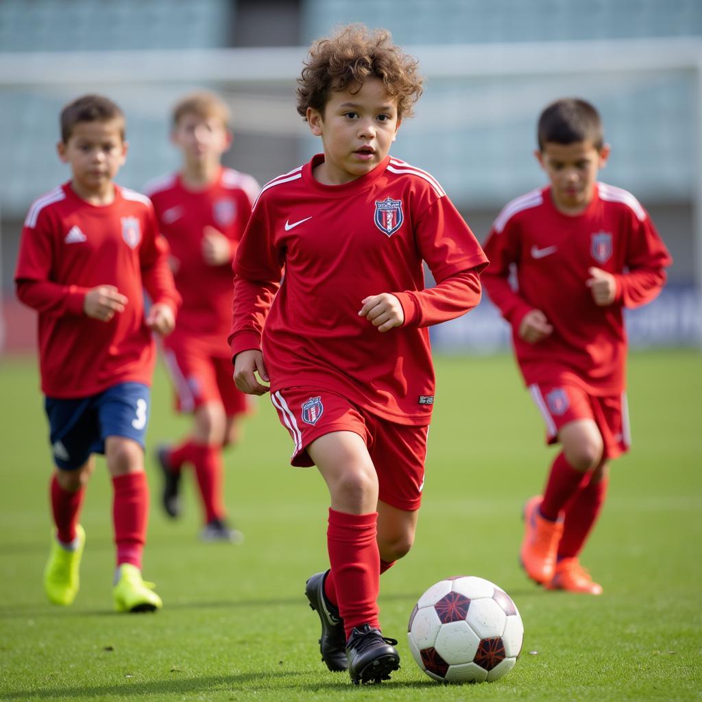 Yamal in Youth Team Photo