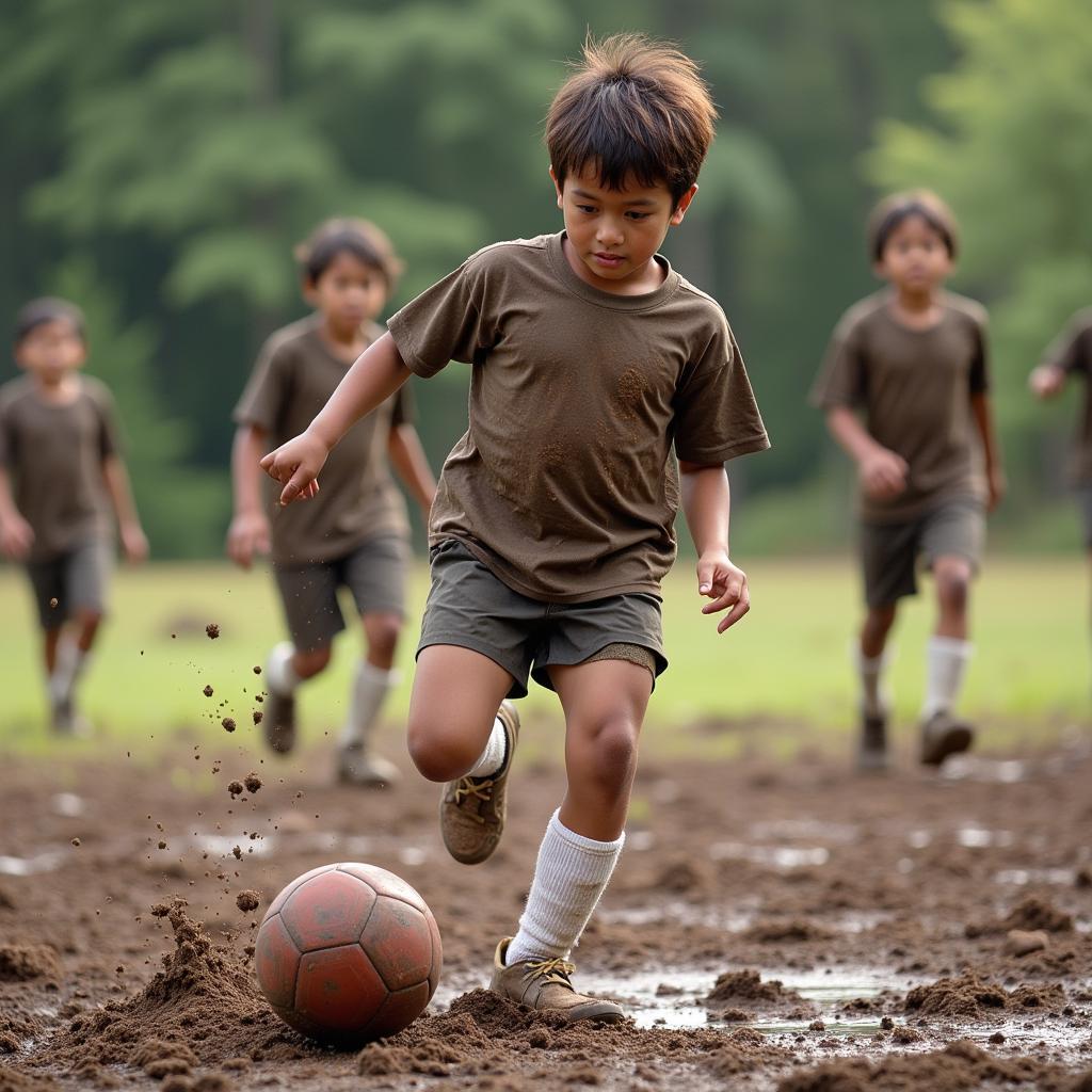 Yamal wearing white socks at a youth tournament