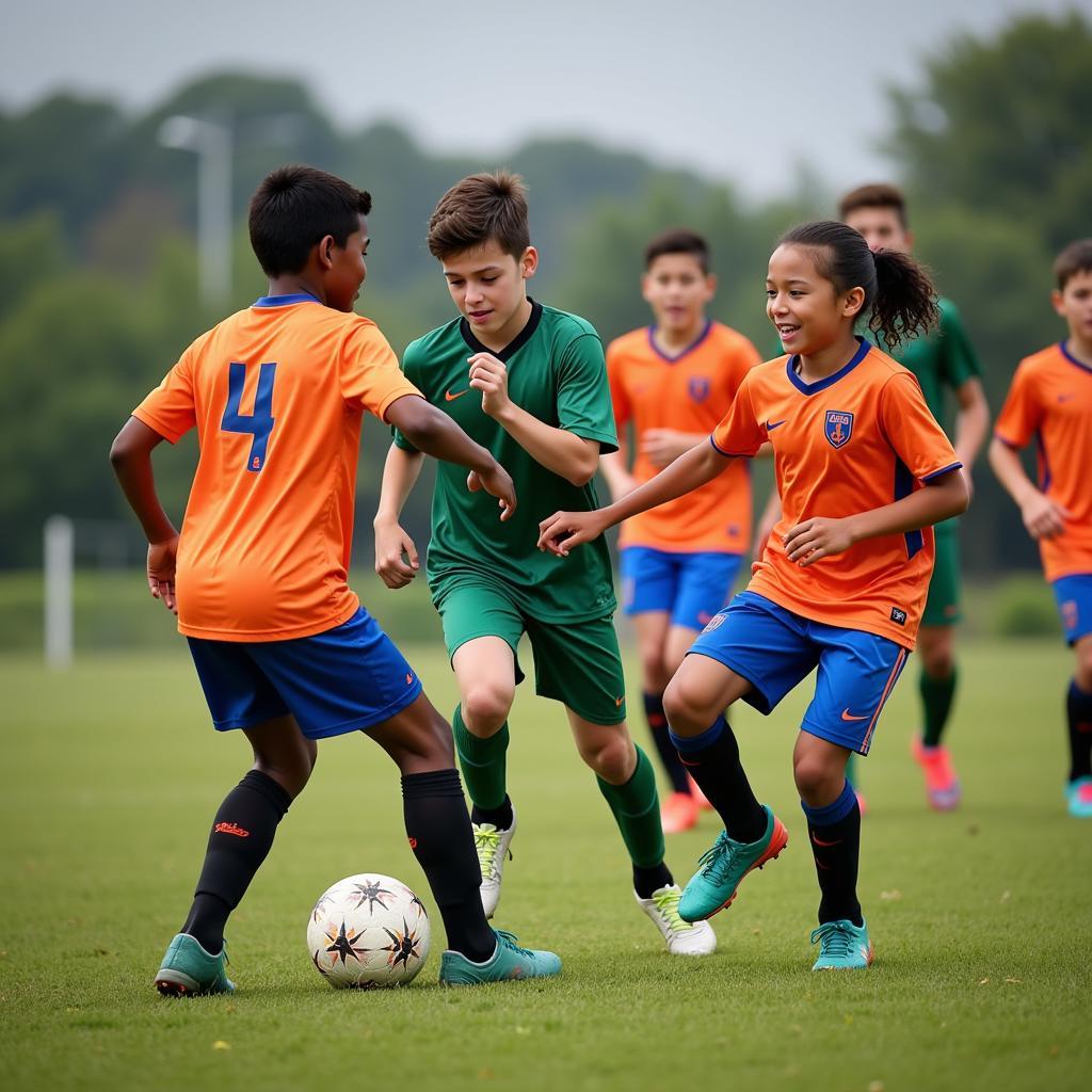 Youth Football Tournament Cup 14 Action