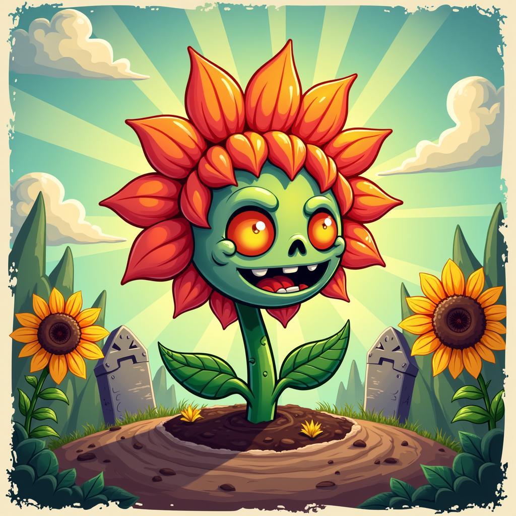 Fan Art of the Zombie Flower