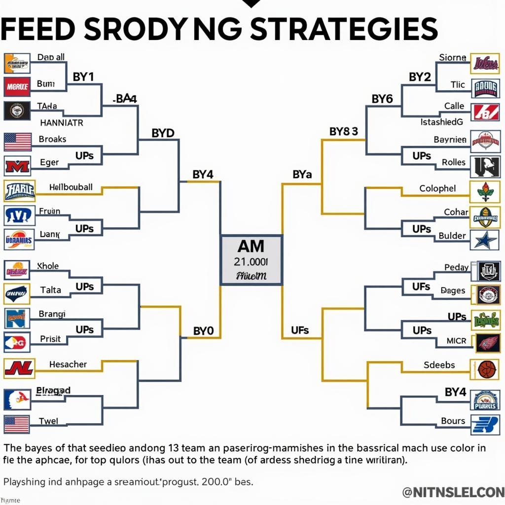 Different seeding strategies for a 13 team bracket