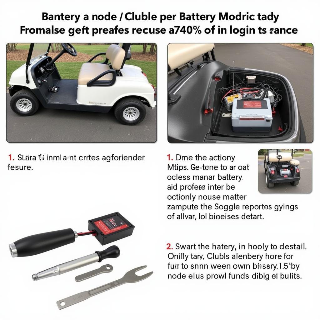 Replacing Battery on a 1997 Club Car Electric Golf Cart