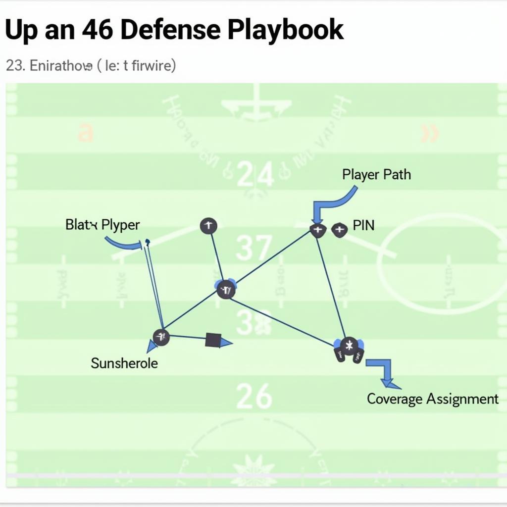 Madden 24 46 Defense Playbook Diagram