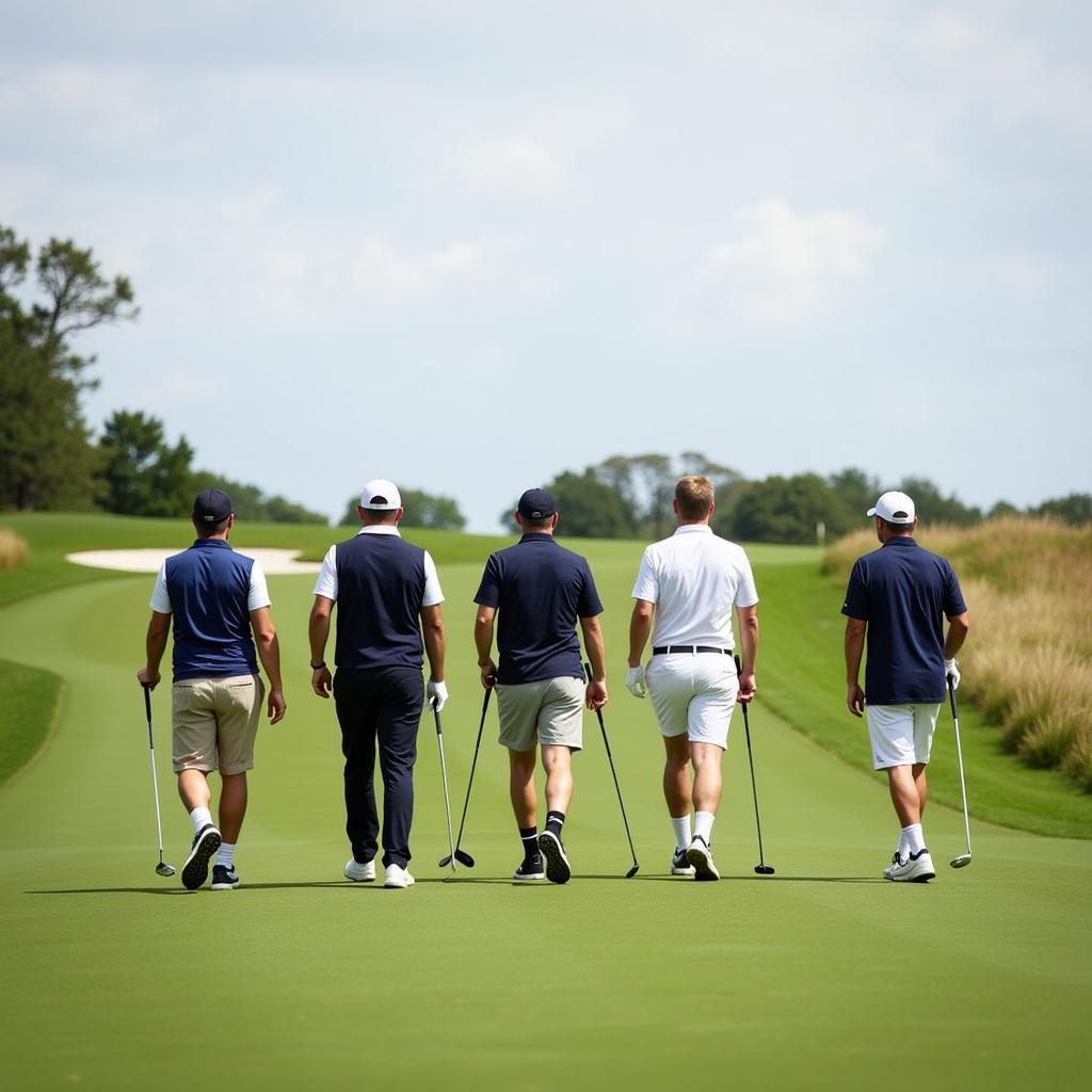 Maintaining Pace of Play with 5 Golfers