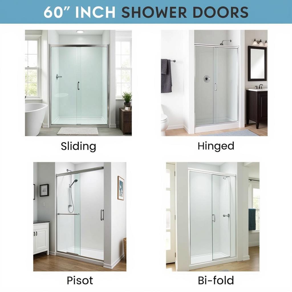 Different 60 Inch Shower Door Styles