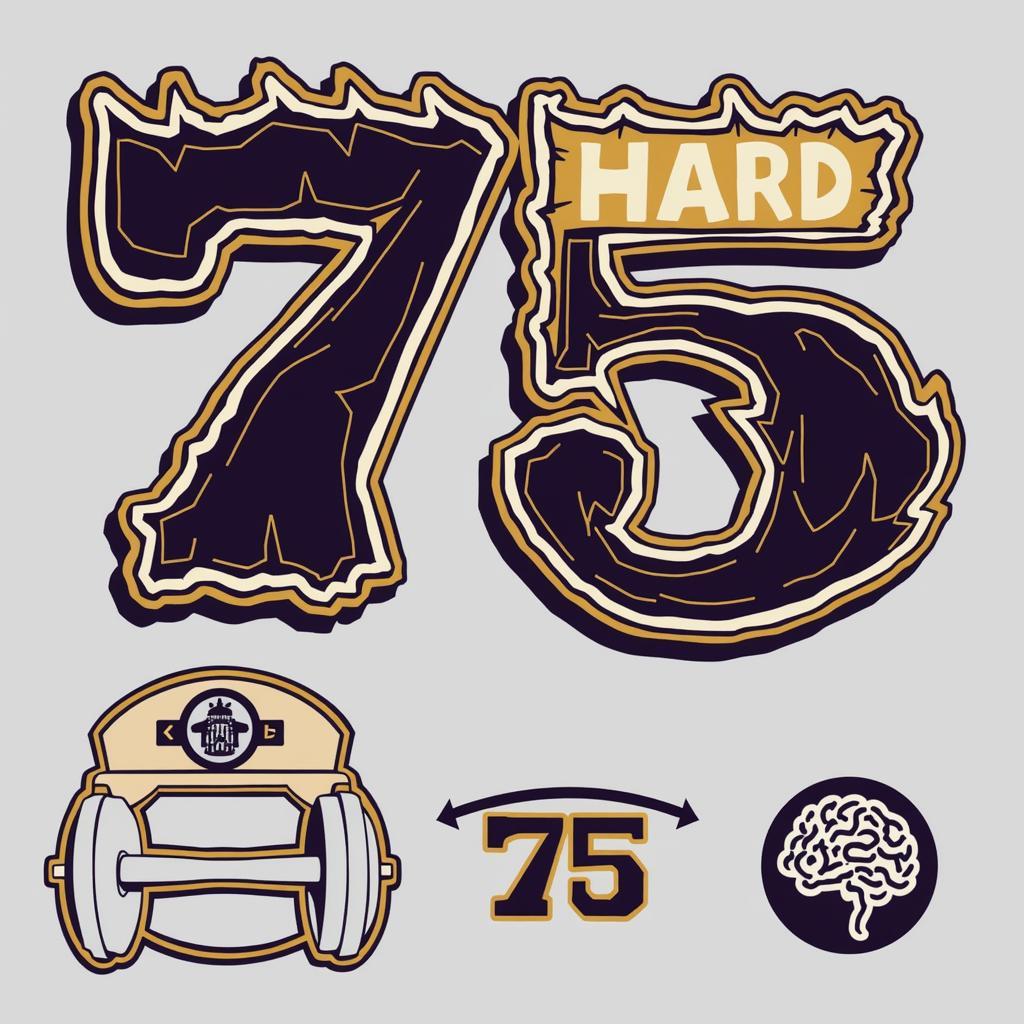 75 Hard Patch Design Concept