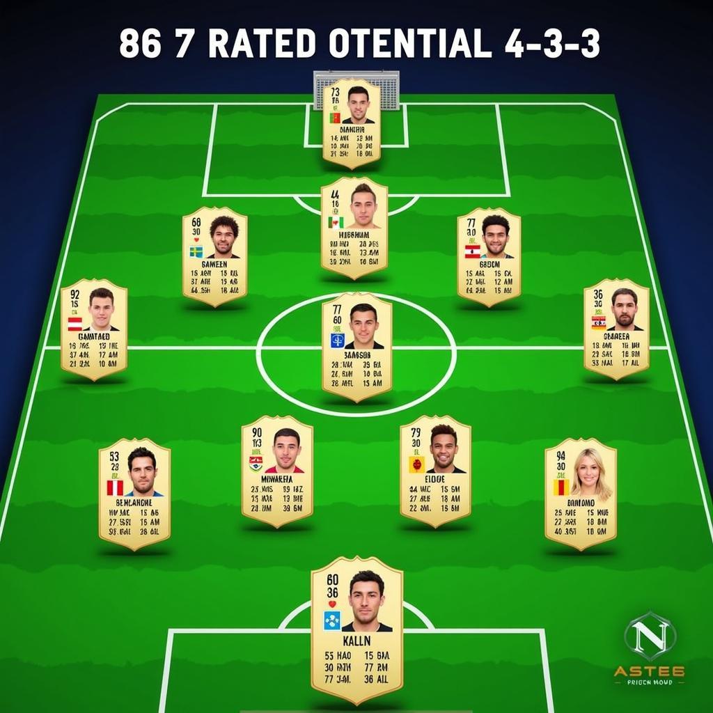 86 Rated Squad Formation in FIFA 24