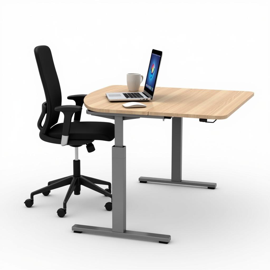 Adjustable Mobile Chair Desk