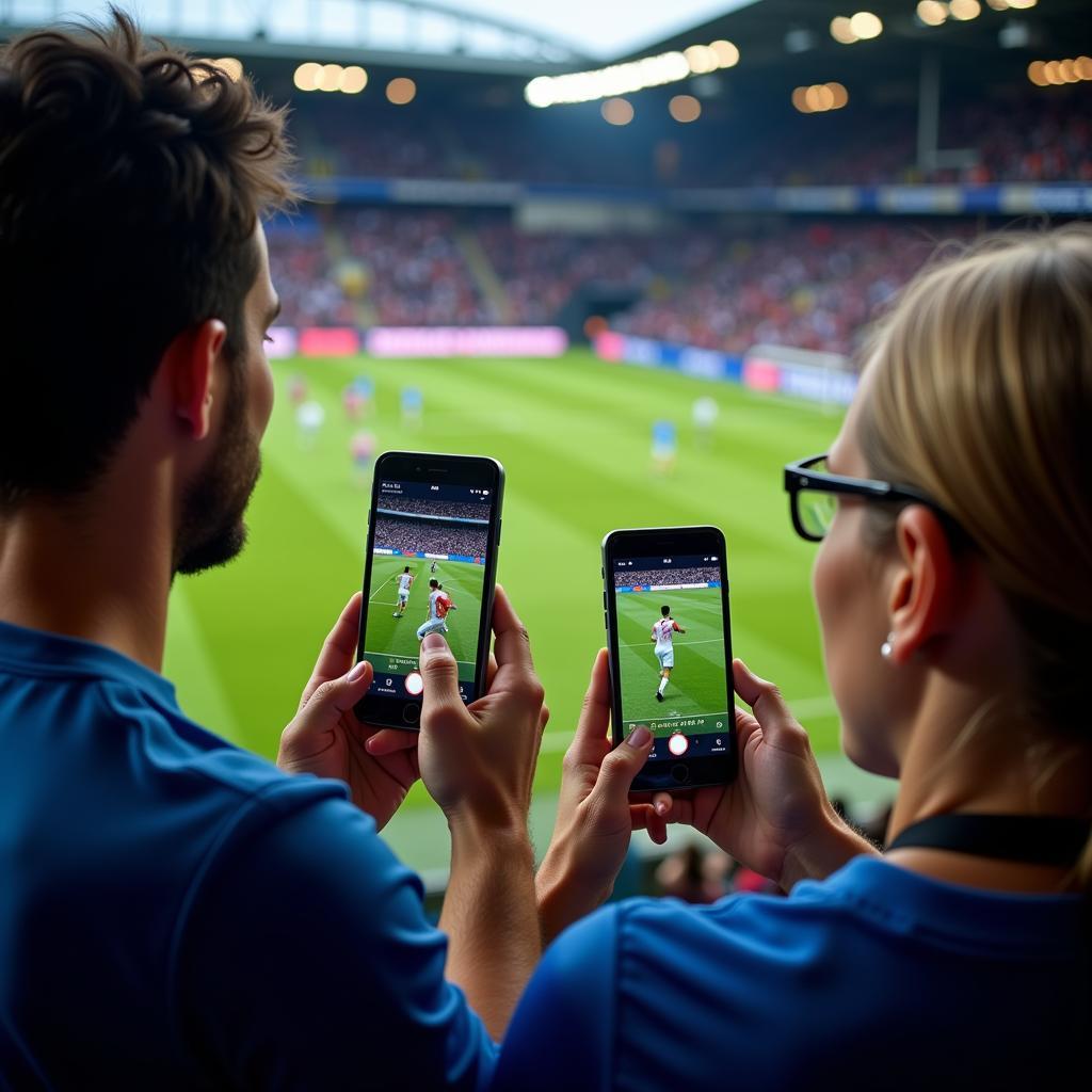 AI enhances the fan experience by providing personalized content and interactive features.