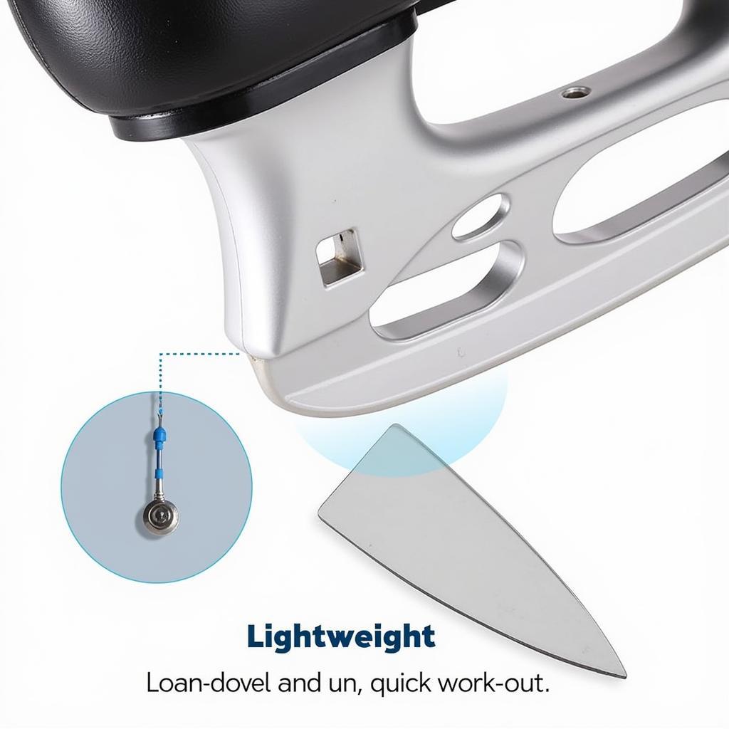 Lightweight Aluminum Skate Blade Holder for Figure Skating