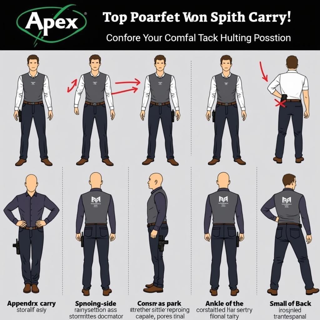 Apex Holster Carry Positions