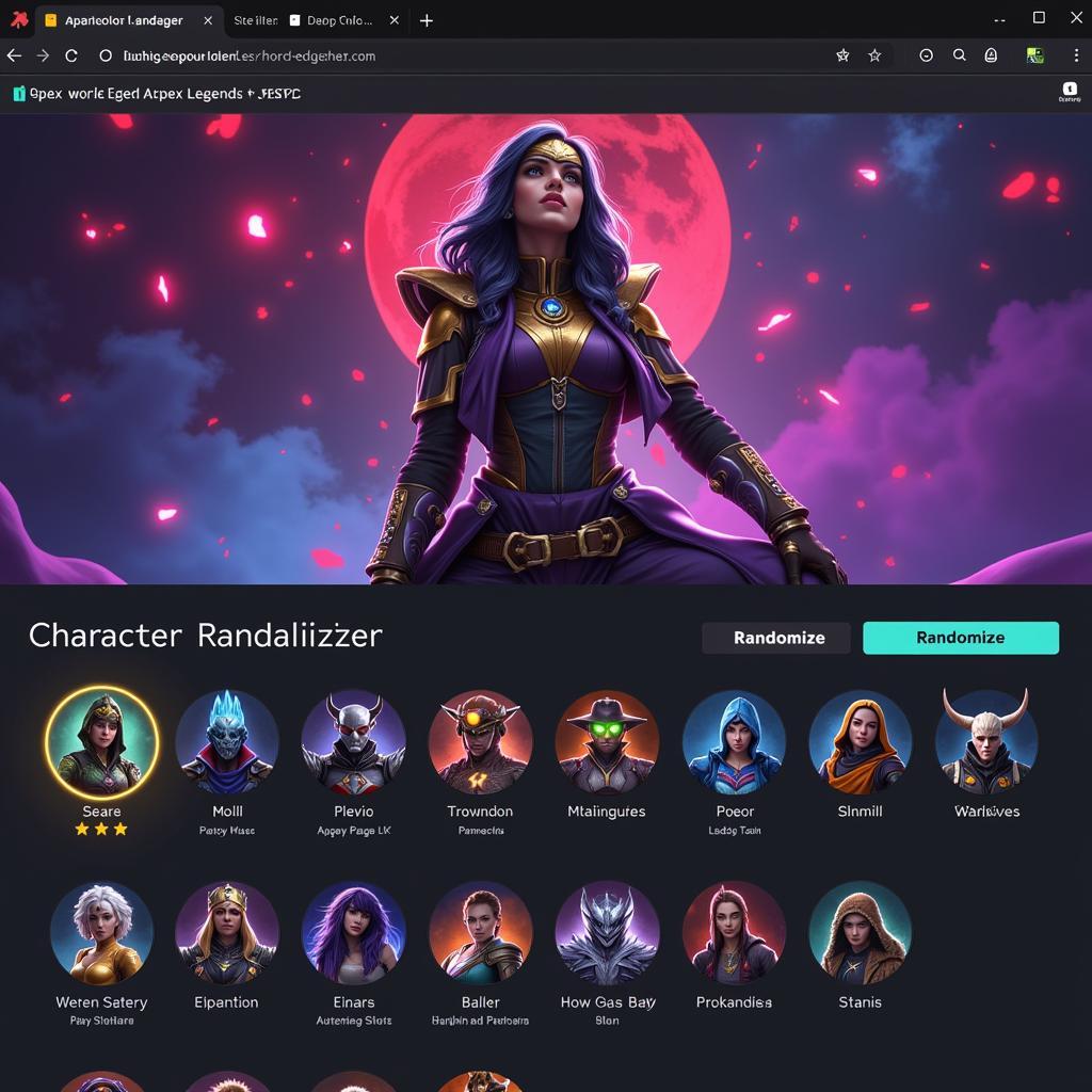 Apex Legends Character Randomizer Screenshot