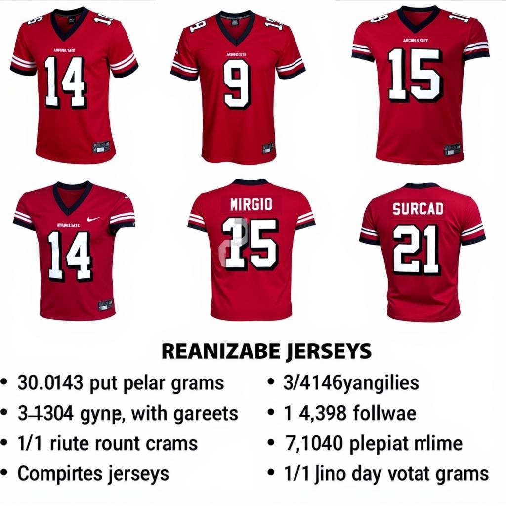 Different Styles of Arkansas State Football Jerseys