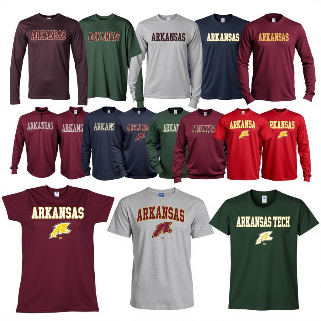 Arkansas Tech University T-Shirts in Various Colors and Styles