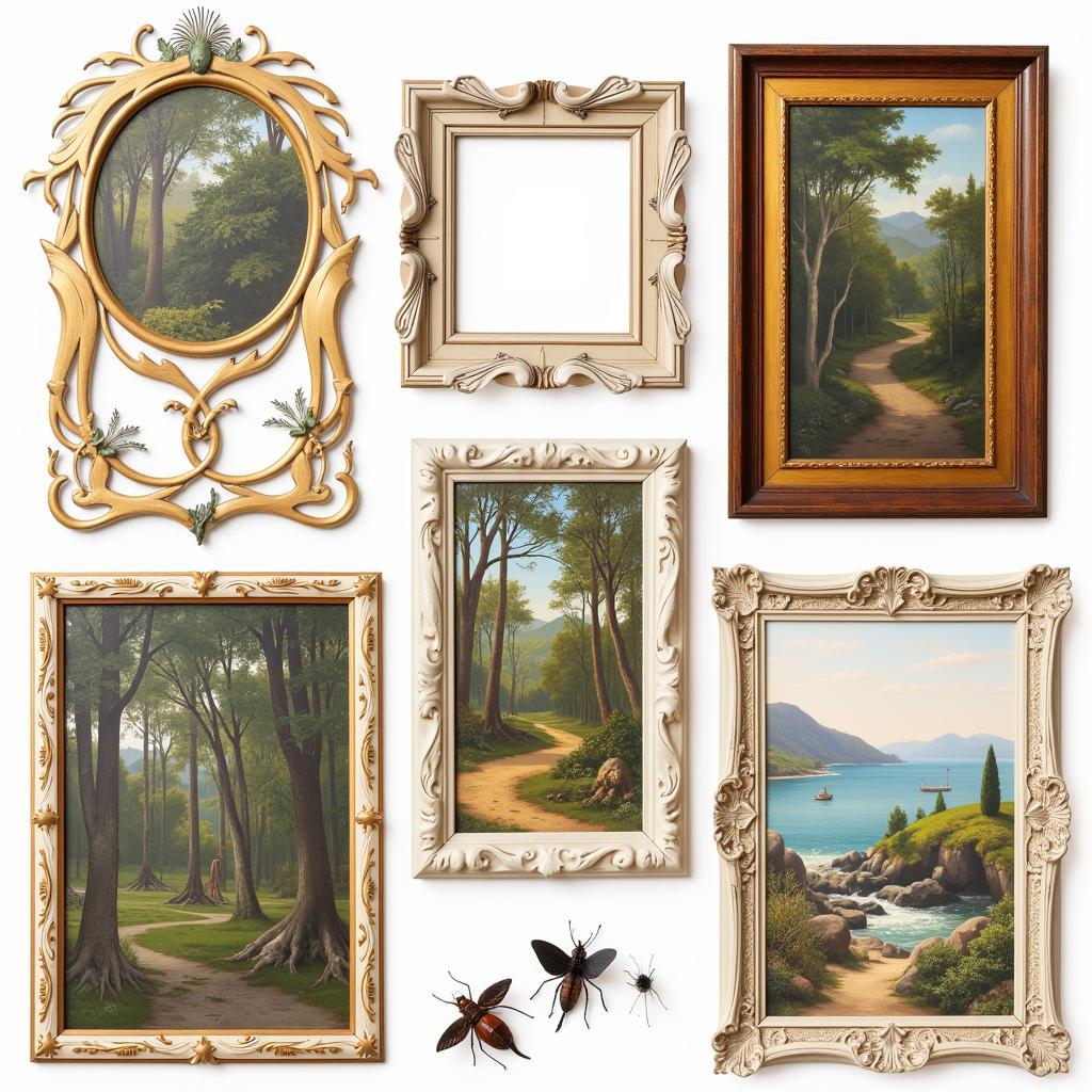 Examples of Art Nouveau Picture Frames