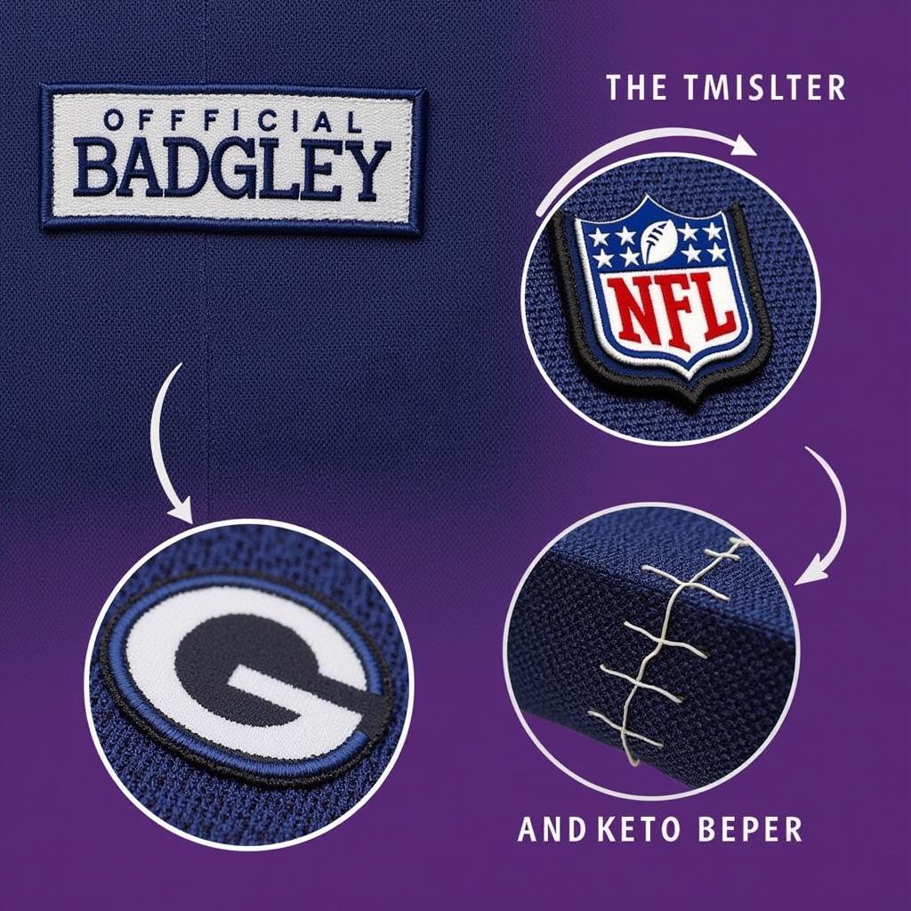 Authentic Michael Badgley Jersey Details