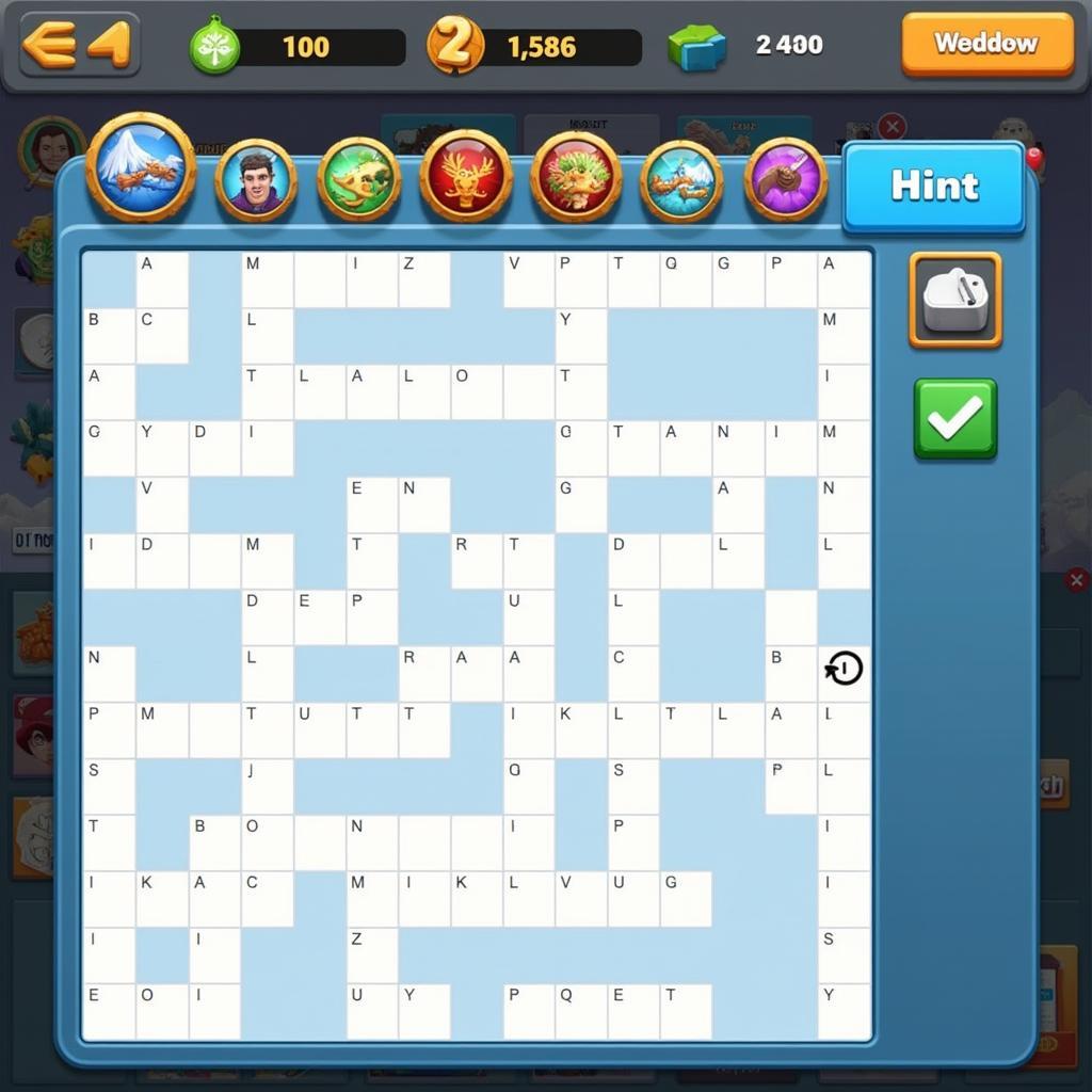 Badgehungry Crossword Cove Gameplay Screenshot