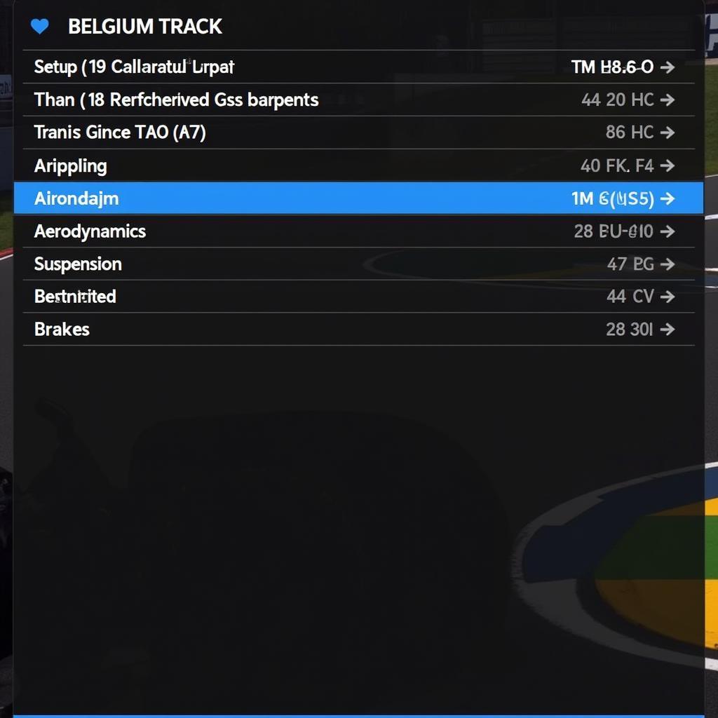 Belgium F1 24 Setup Guide