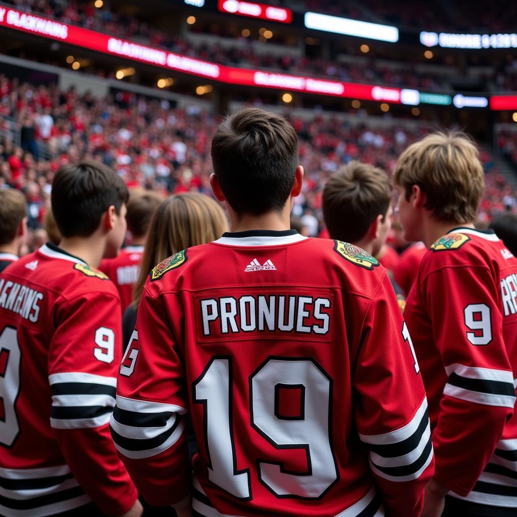 Blackhawks Fans Show Their Pride