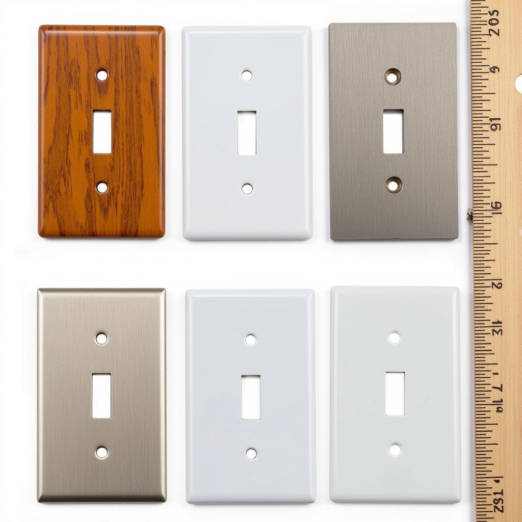 Different Materials for Blank Light Switch Covers