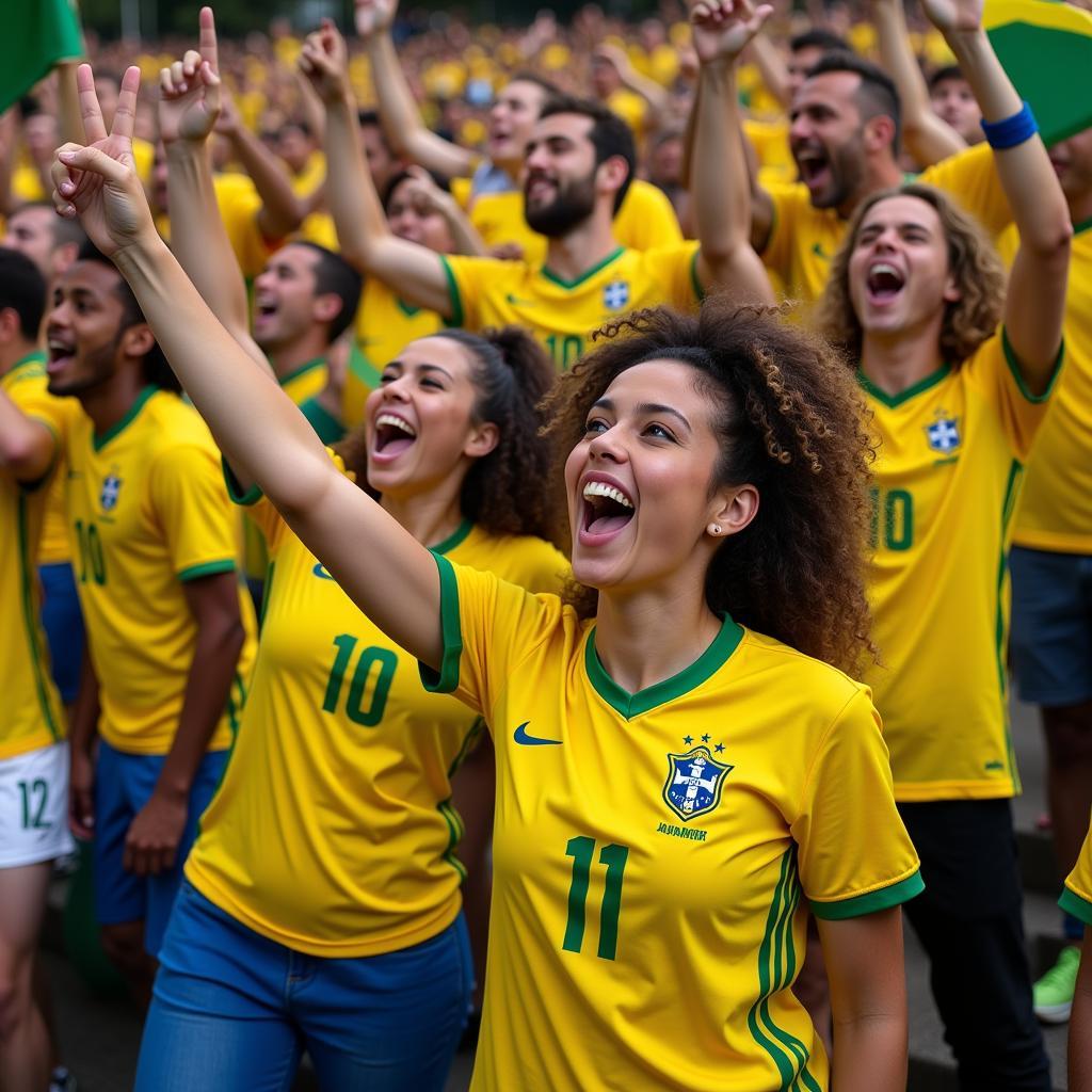 Brazil Kit 21/22 Worn by Fans