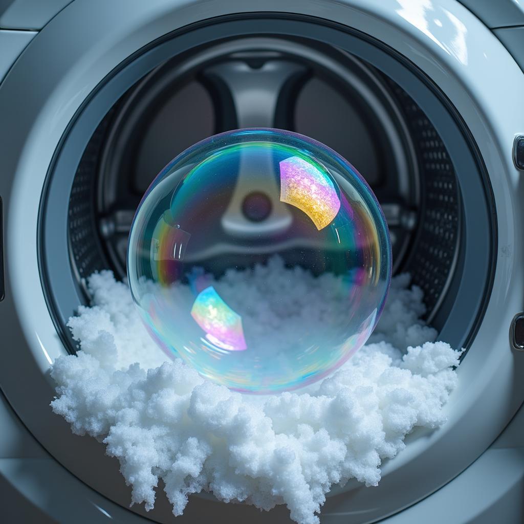 Tiny bubbles doing laundry - bub 2