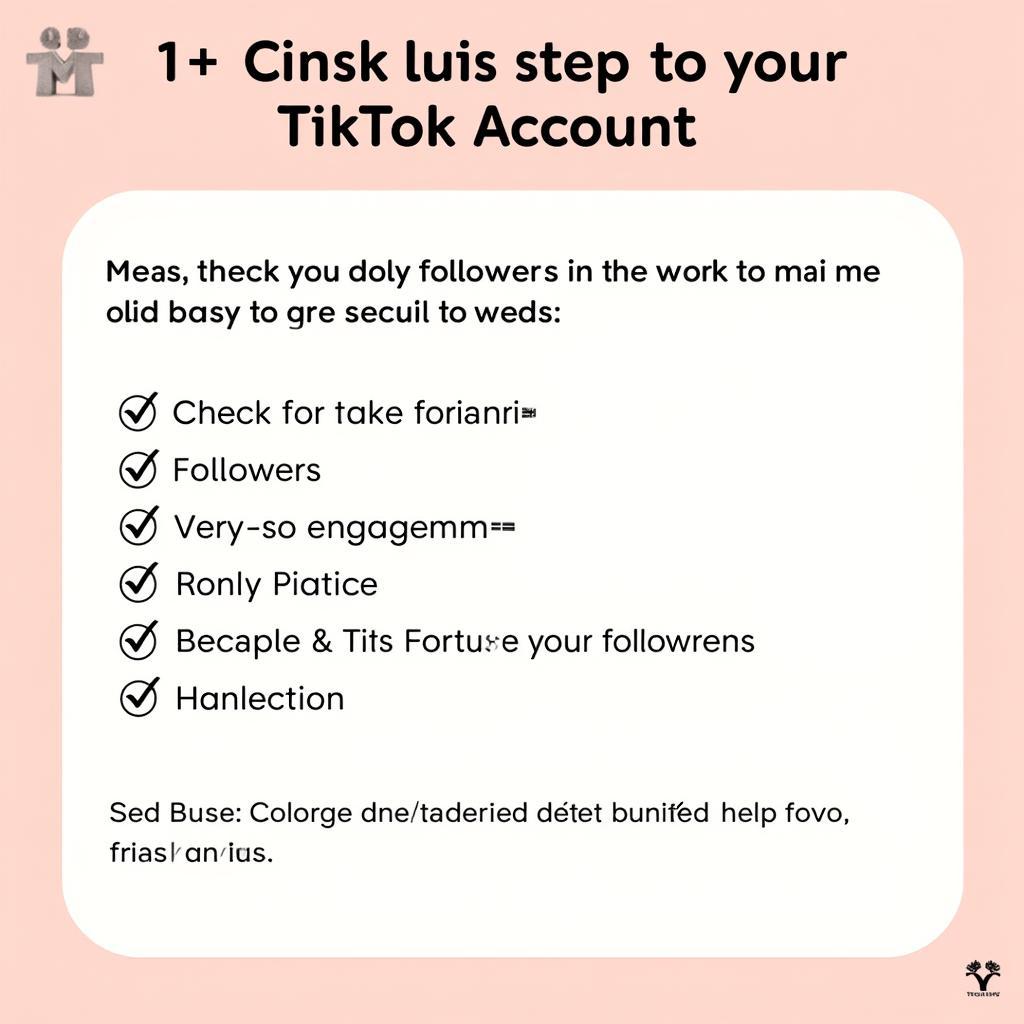 Checklist for Buying a TikTok Account