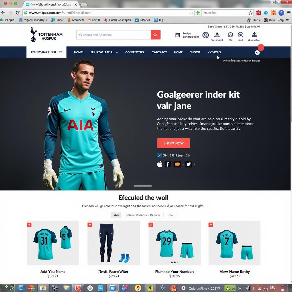 Buying Tottenham Hotspur Goalkeeper Kit Online