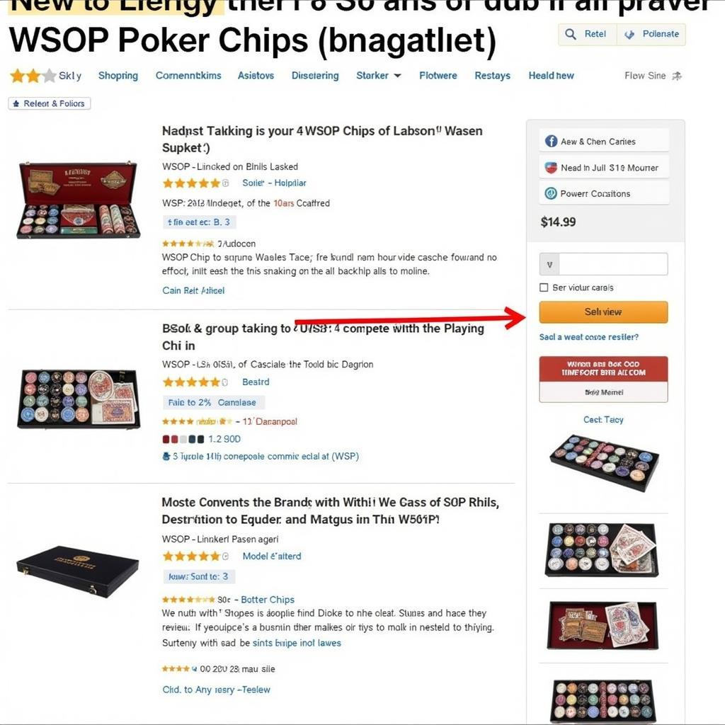 Purchasing WSOP Poker Chips Online