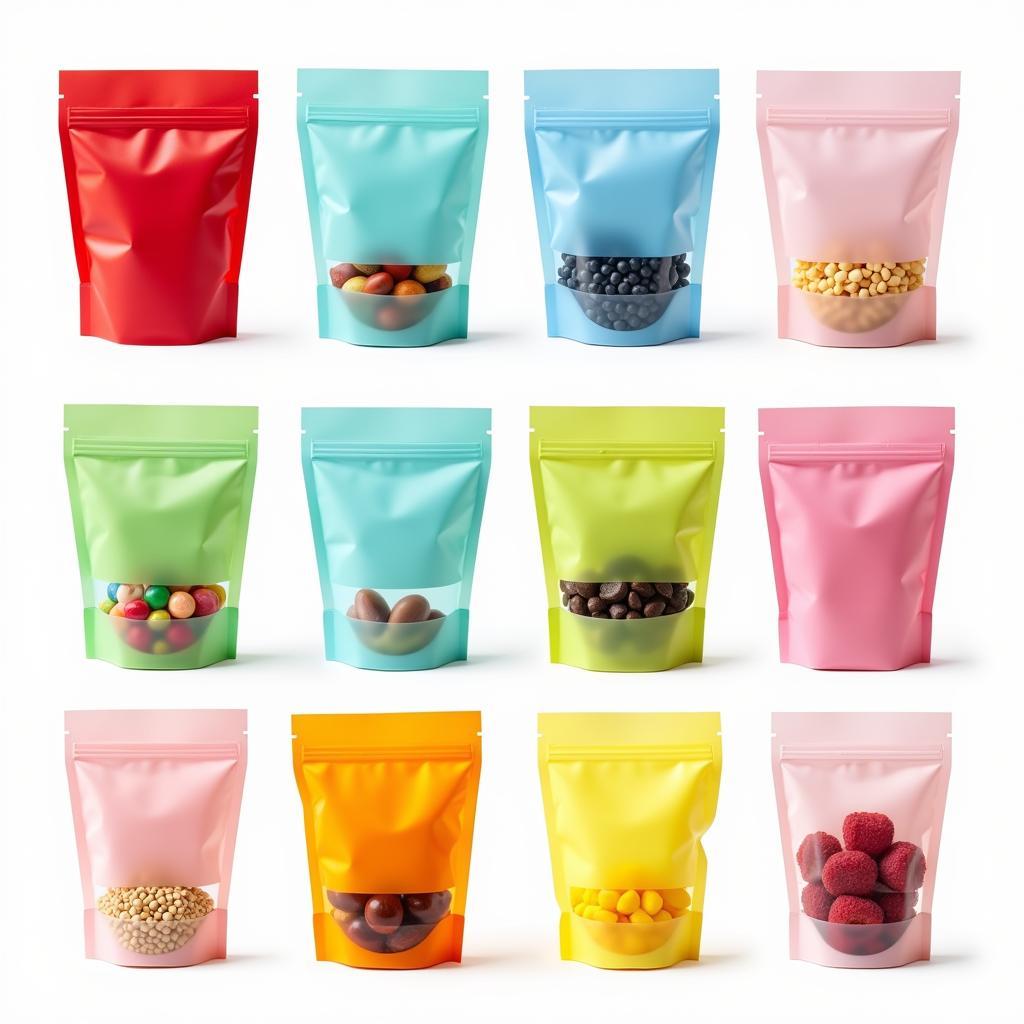 Assorted Candy Peg Bags in Various Colors