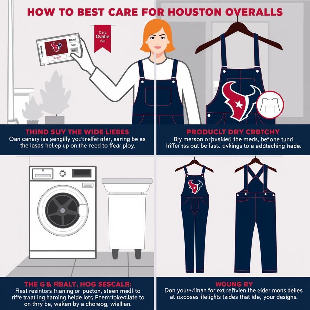 Properly Washing and Storing Houston Texans Overalls