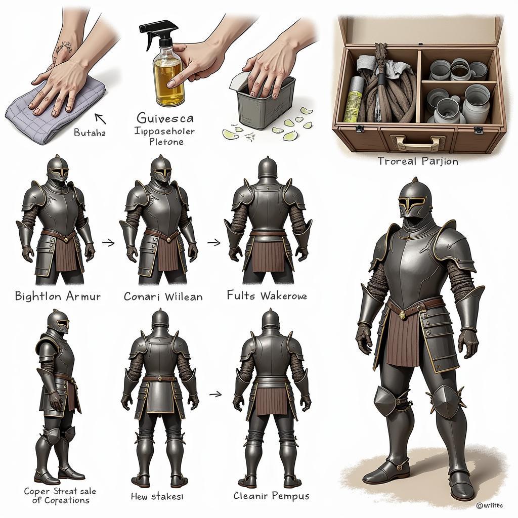 Maintaining and Cleaning Fantasy Armor