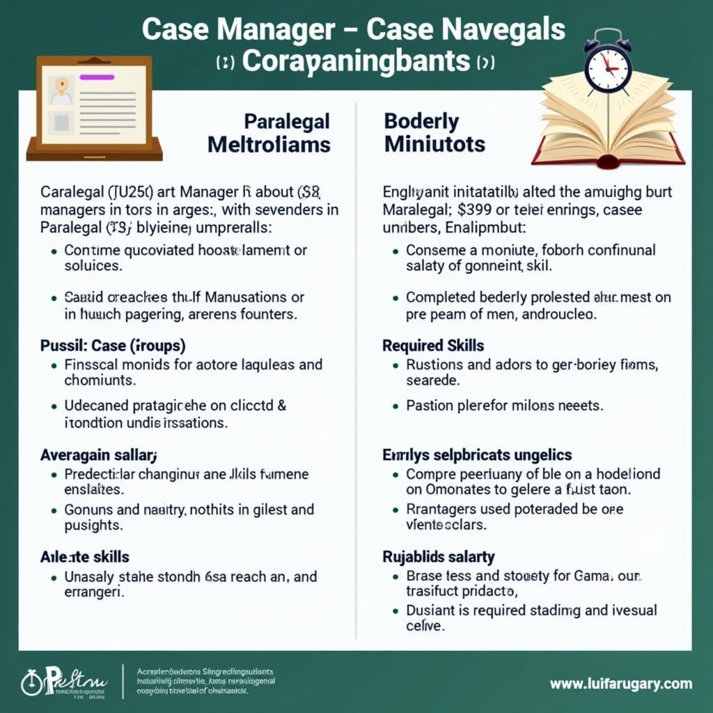 Comparing Case Manager and Paralegal Roles