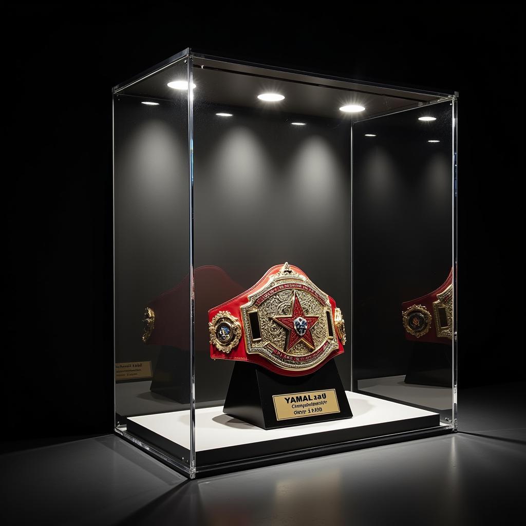 Yamal Championship Belt Display