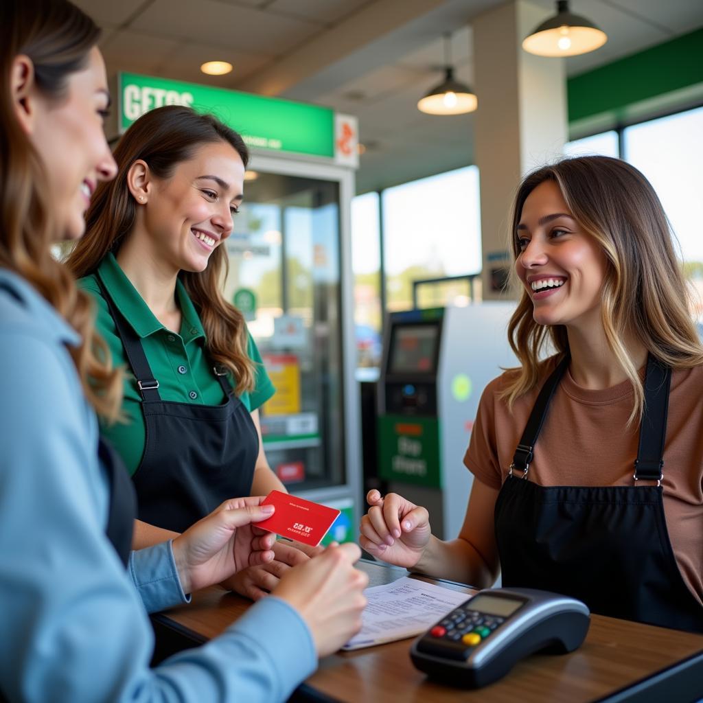 Checking Jets Gift Card Balance at a Store