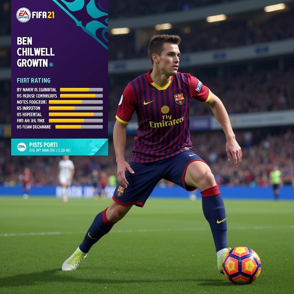 Chilwell in FIFA 21 Career Mode