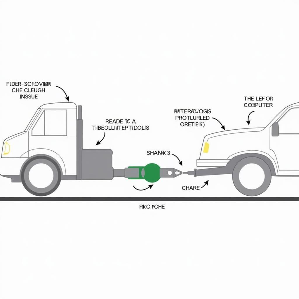 Class 3 Drop Hitch Explained: Detailed Diagram of a Class 3 Drop Hitch Showing Its Components and How It Works with a Towing Vehicle and Trailer