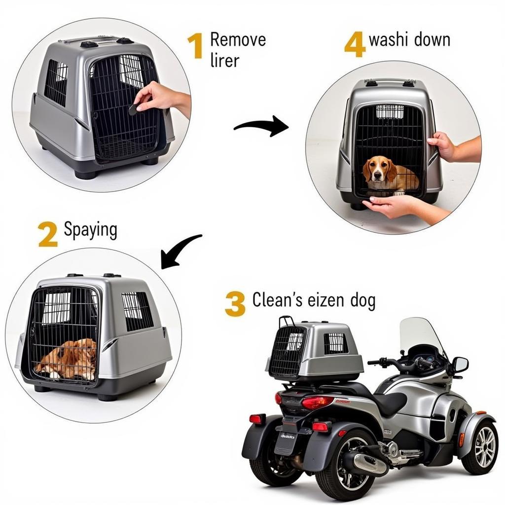 Cleaning a Dog Carrier for Can-Am Spyder