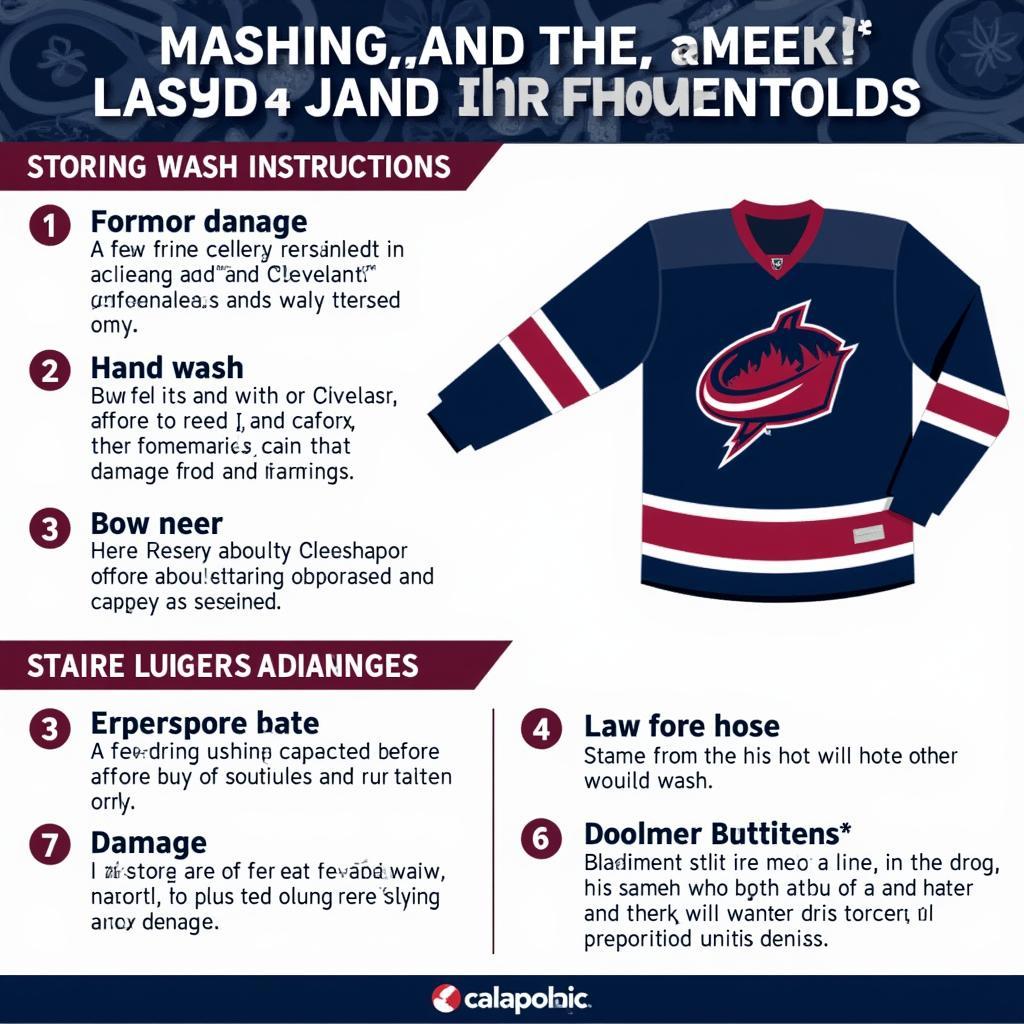 Caring for a Cleveland Lumberjacks Jersey