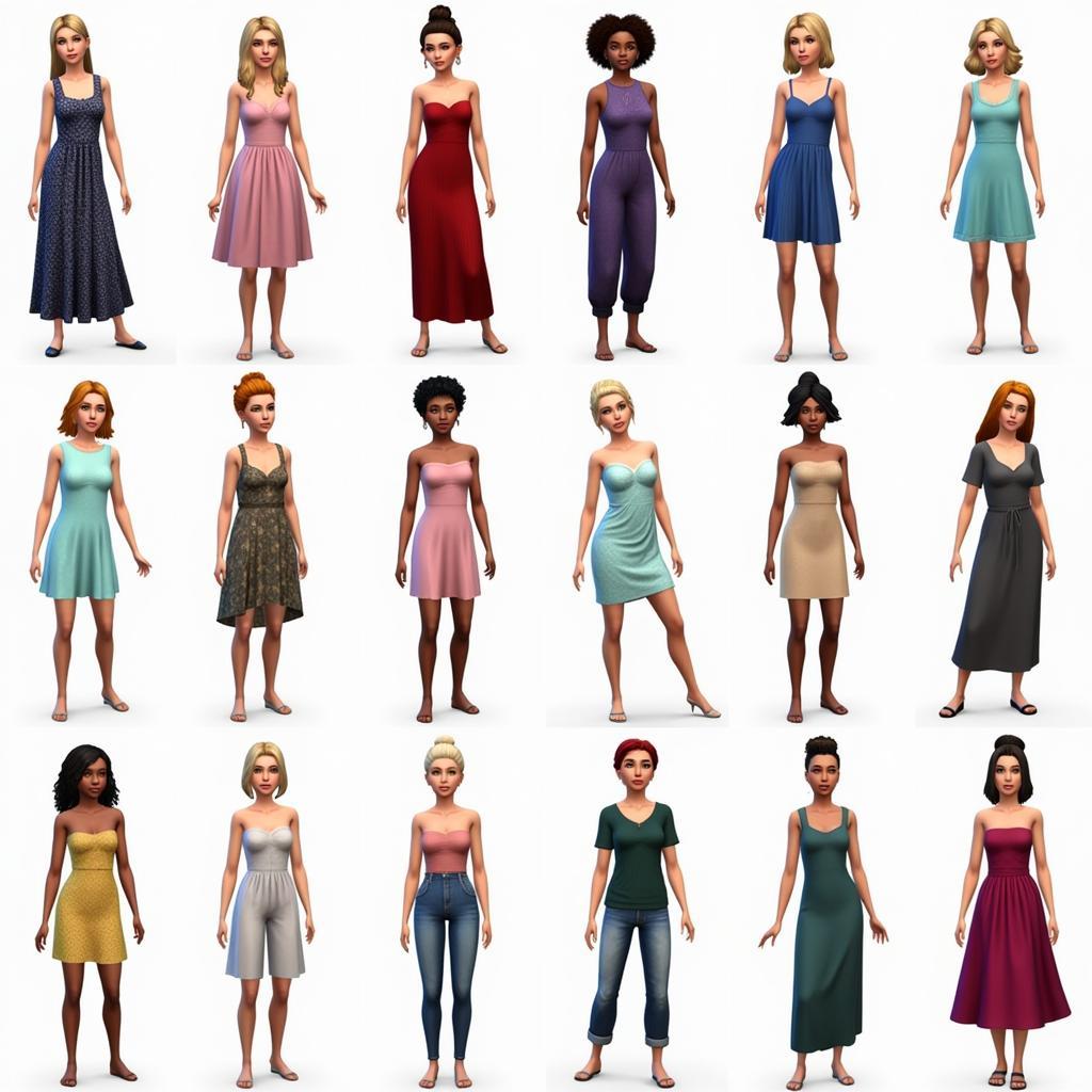 Cmarnyc Sims 4 Clothing Collection