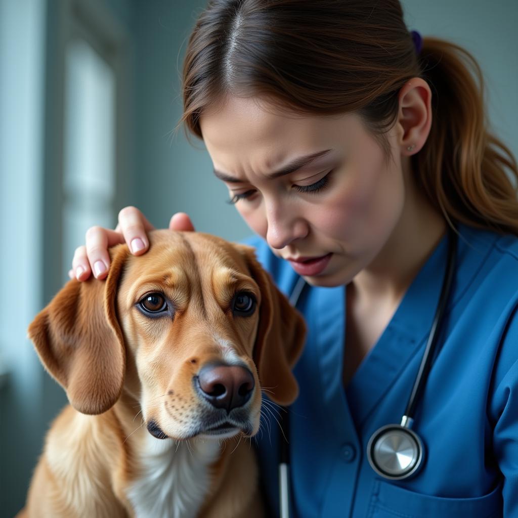 Vet Showing Compassion Fatigue