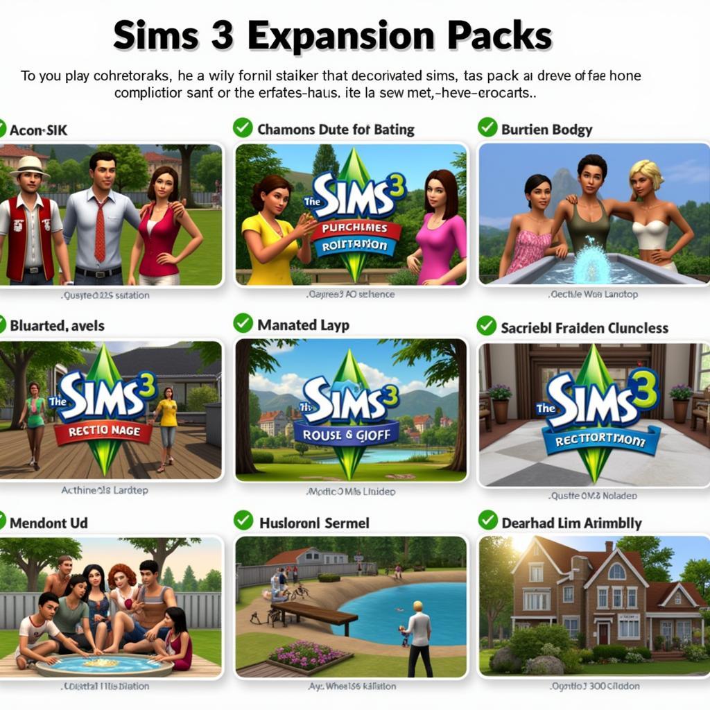 Sims 3 Gameplay with Expansion Packs