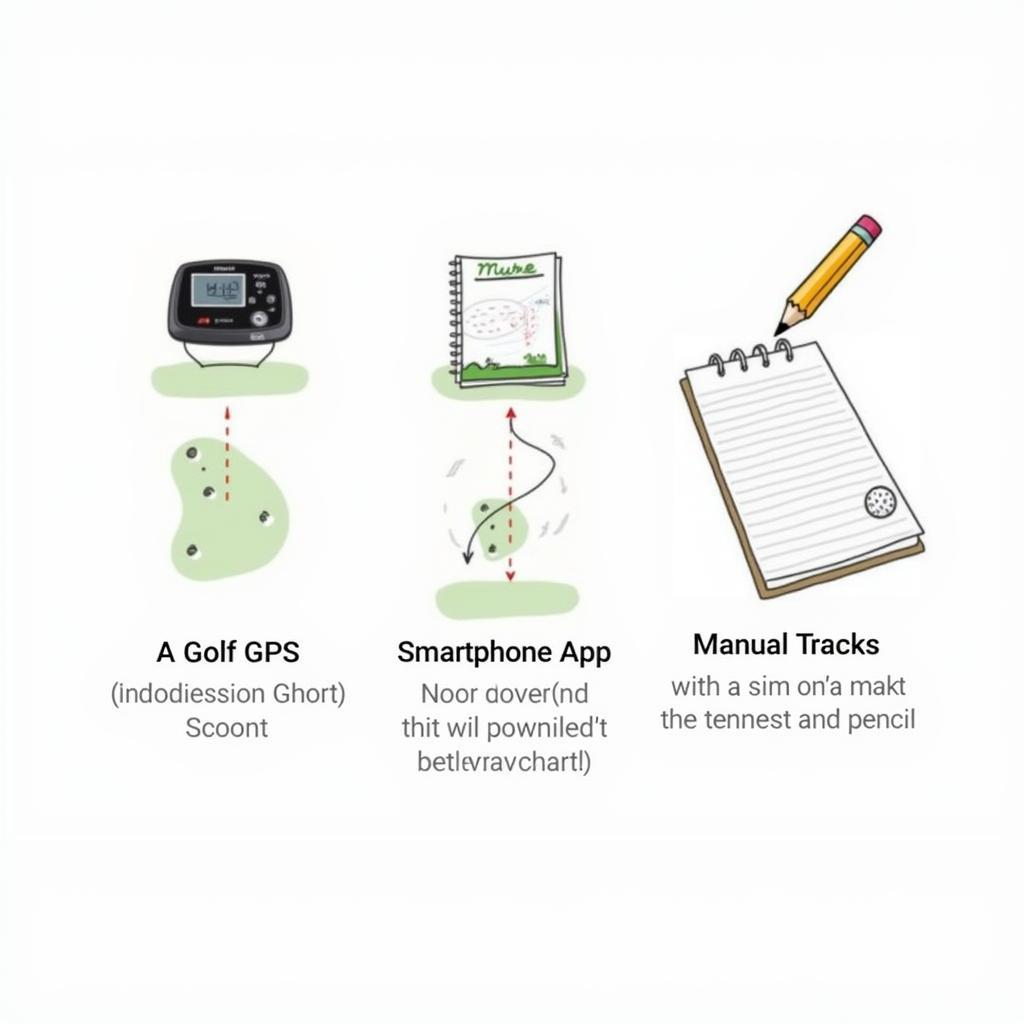 Methods for creating a golf dispersion chart