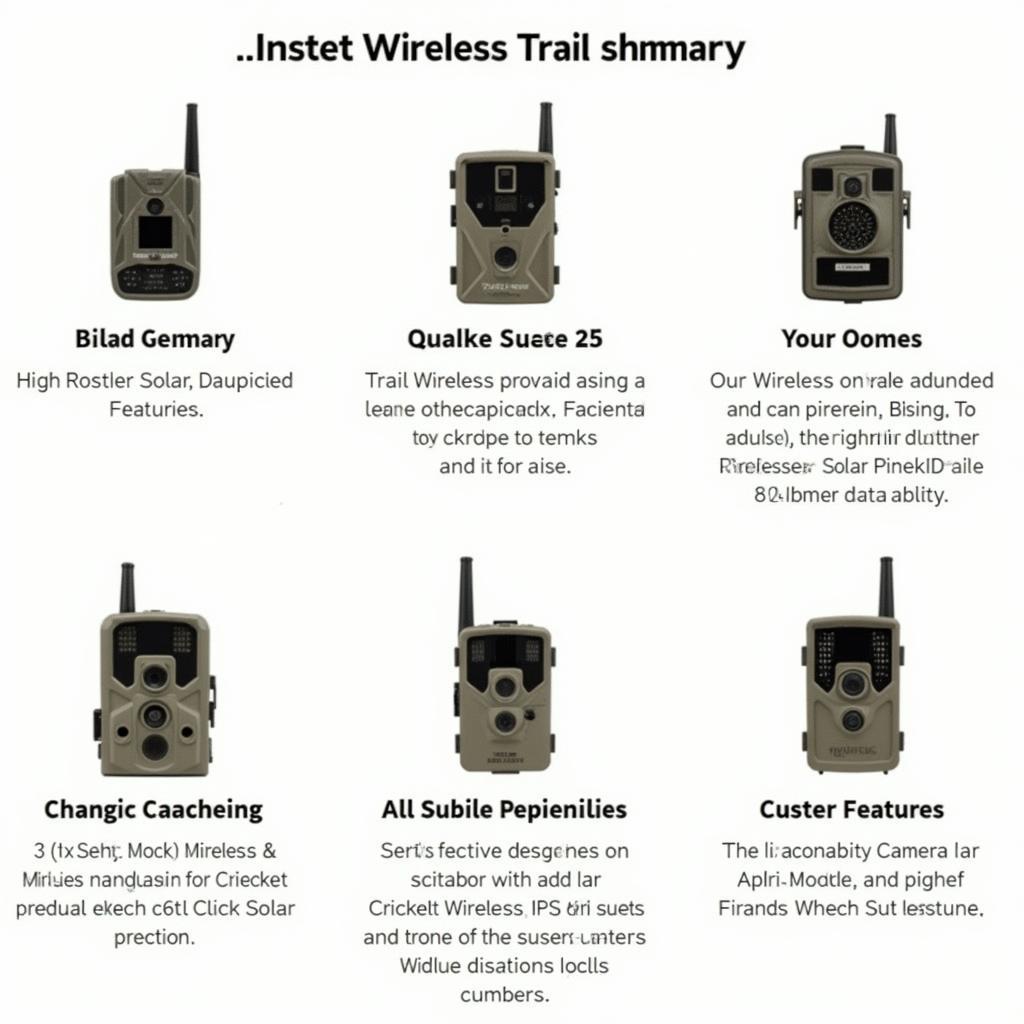 Cricket Wireless Trail Camera Models Comparison